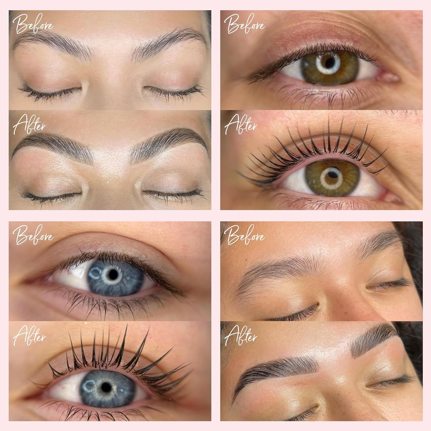 One V Salon Essential Lash Lift & Brow Lamination Professional Kit – Instant Lift for Lashes & Brows – Vegan, Long-Lasting, Lash and Brow Lift Kit with Sachets, Tools (Multicolor-3)