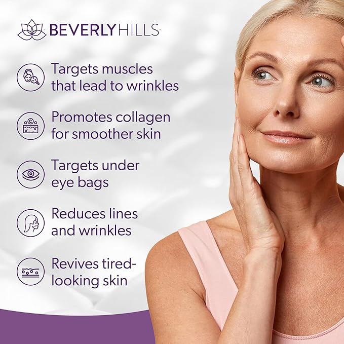 Beverly Hills Instant Facelift Anti Aging Eye Serum Treatment for Dark Circles, Puffy Eyes, Wrinkles, Under Eye Bags, Fine Lines, and Crows Feet | 30mL (120 Days Supply)