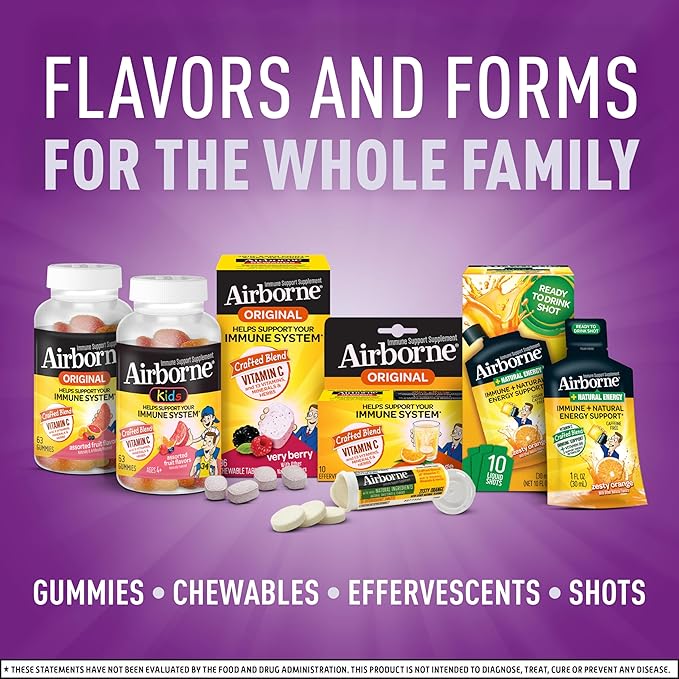 Airborne Elderberry + Zinc & Vitamin 20 Fizzy