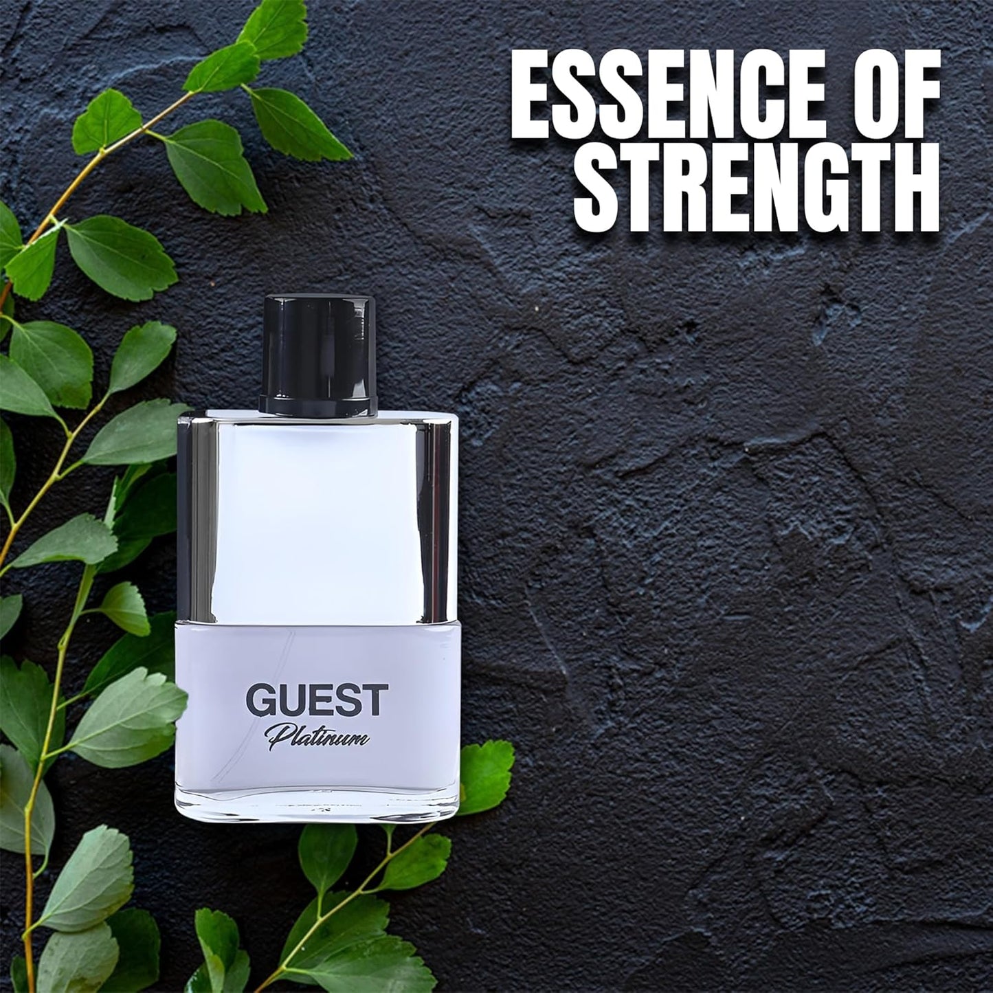 Guest Platinum Men Cologne Fresh Scent Eau De Toilette Spray, Fragrance For Men Long-Lasting Cologne Choice For Daily Wear Elegant 100ml Bottle