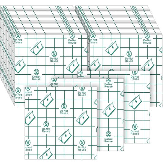 200 Pieces Makeup Hand Palette Single Use Waterproof Makeup Mixing Palette Disposable Foundation Mixing Tray Adhesive Artist Cosmetic Tape for Women(3.15 x 3.15 Inch)