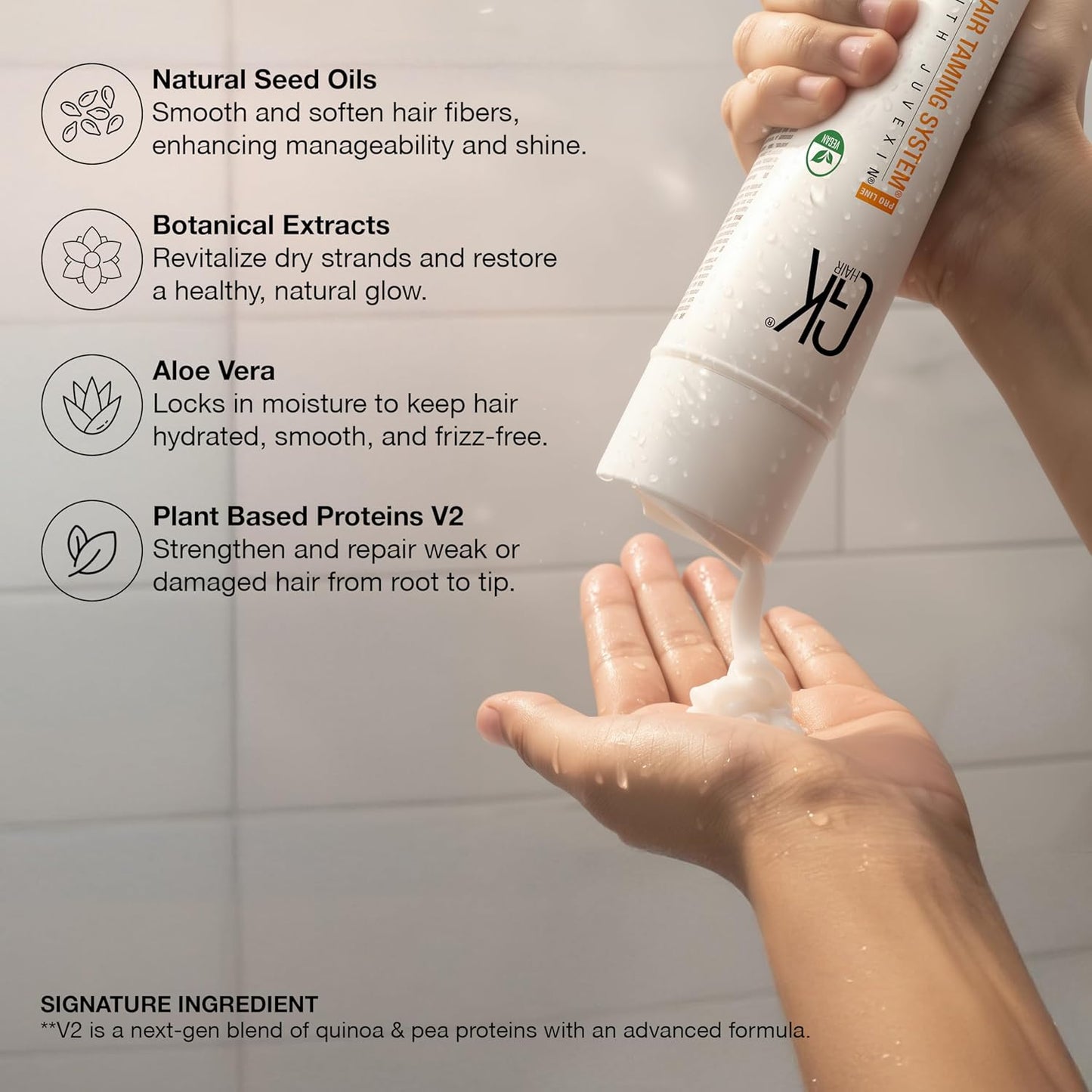 GK HAIR shampoo and conditioner set - Sulfate Free shampoo and Conditioner For Volumizing, Hydrating & Color Treated Hair-Made with Aloe vera, Parki Butter- Free of Parabens & Phthalates (10.1 Fl Oz)