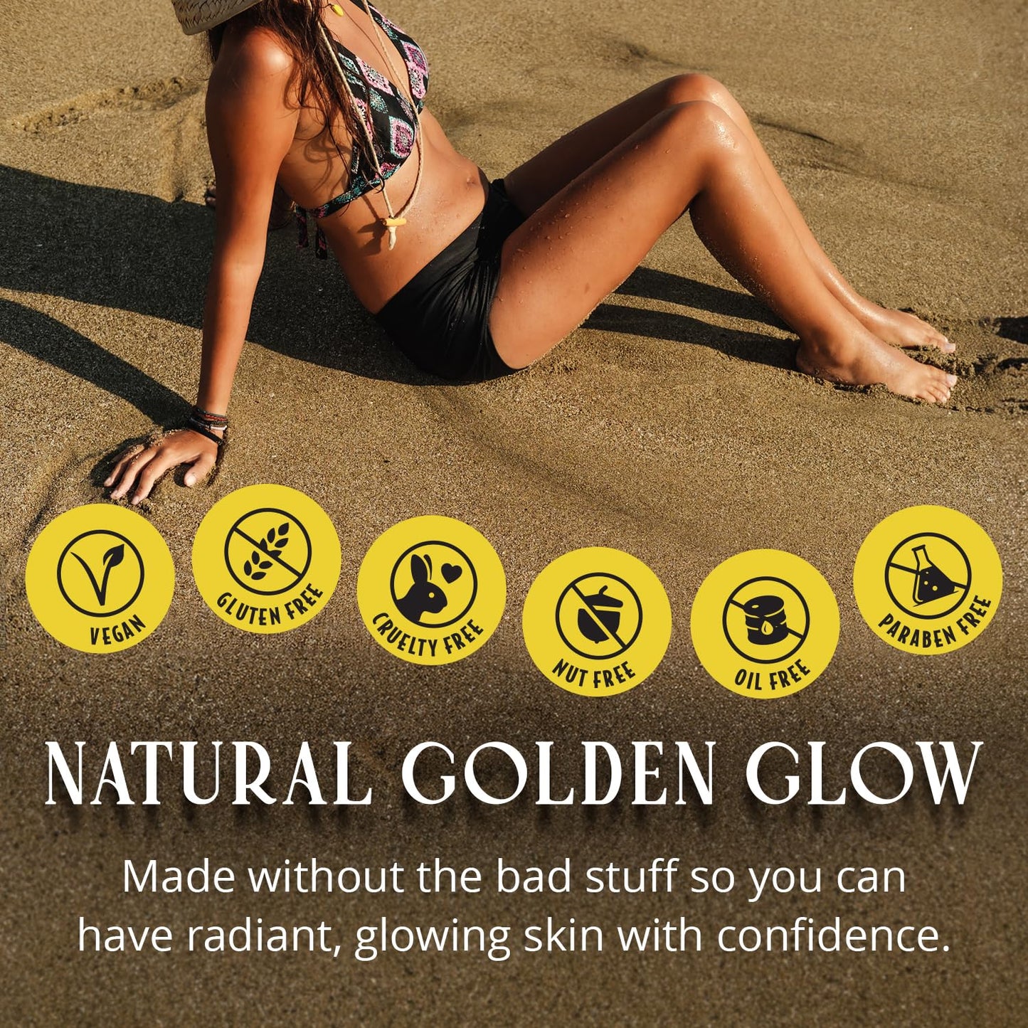 Skinerals Extra Dark Self Tanner Mousse, Organic Sunless Tanning Foam for Face & Body, Ultra Dark, Streak-Free, Quick-Drying, Long-Lasting Natural Looking Fake Tan, 8 oz, Onyx