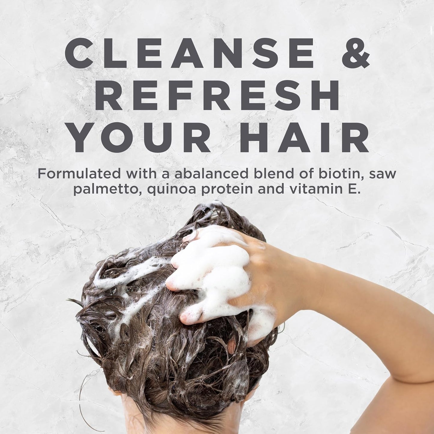 Avalon Organics Biotin Shampoo - Therapy B-Complex Thickening Shampoo for an Energized Scalp & Fuller, Thicker-Looking Hair, 14 Fl Oz