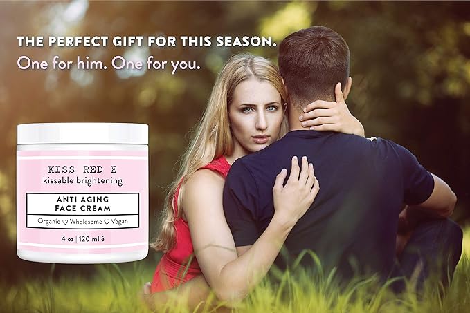 KissRedE Anti Aging Face Cream. Best Anti Wrinkle Cream Moisturizer For Face, Hands, Neck. Reduce Wrinkles, Fine Lines, Crows Feet, Puffy Eyes.