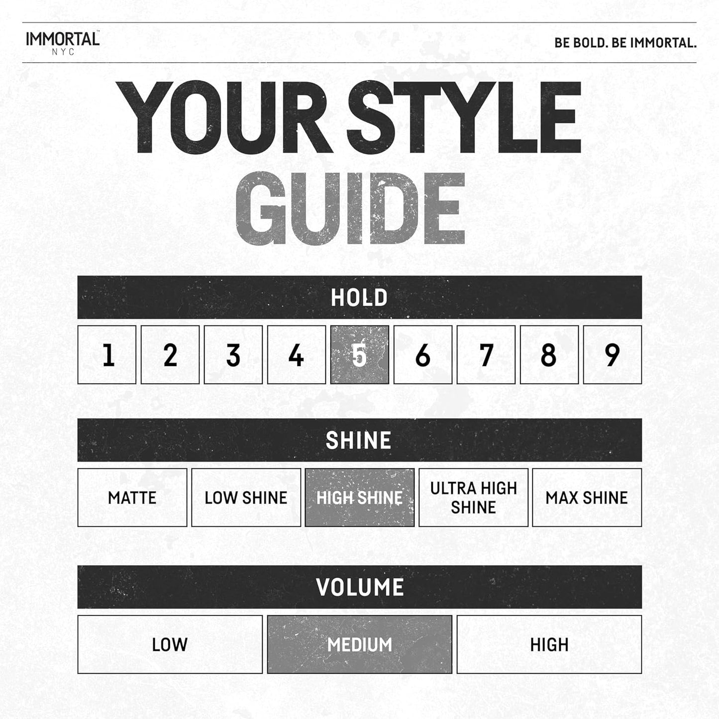 Immortal NYC Hair Styling Cream Pomade Platinum Edition - Mens Water Based, No Residue Hair Balm - All Natural Pomade -Strong Firm Hold - Gel for All Hair Types