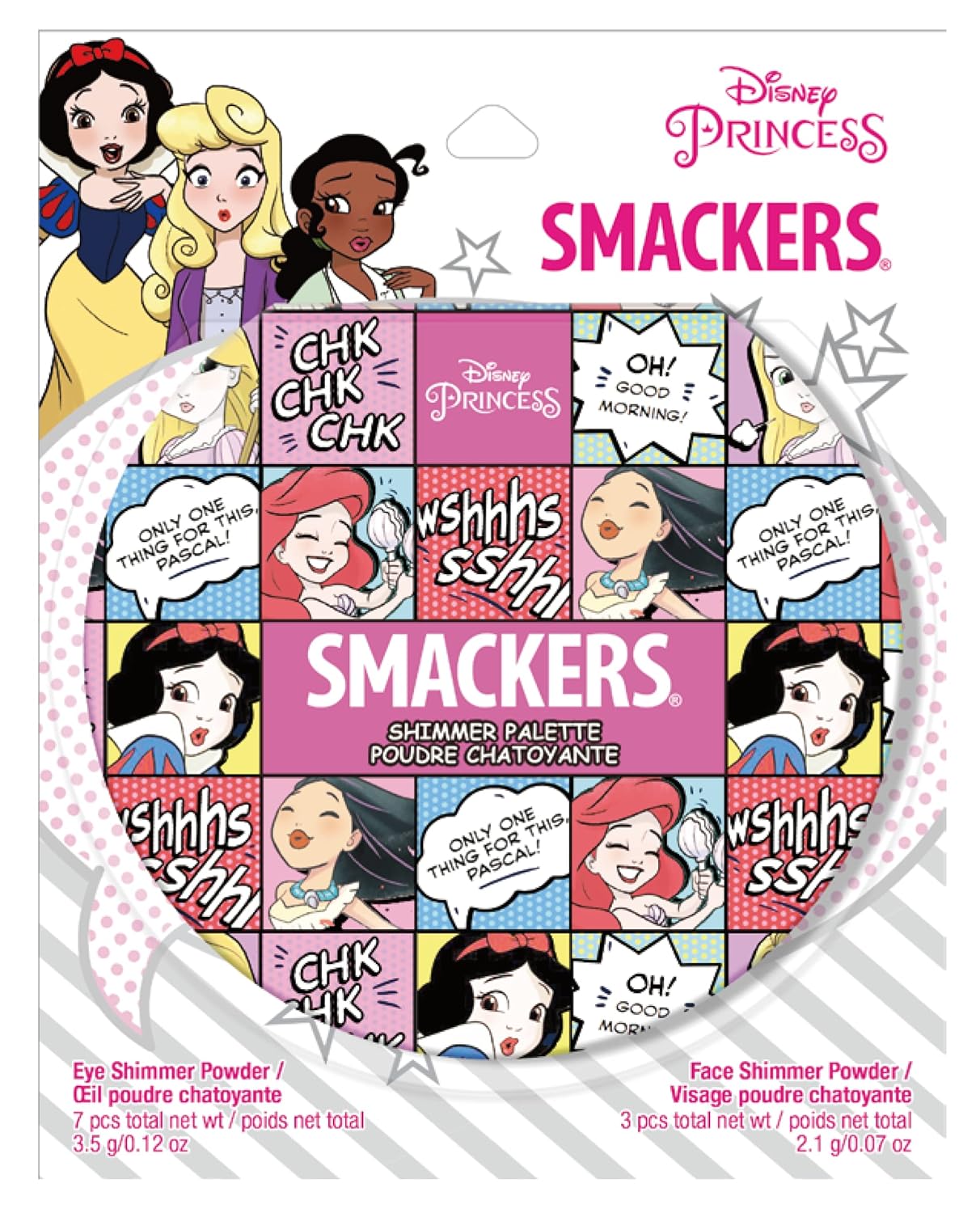 LIP SMACKER Lip Smacker Disney Comic Princess Makeup Palette Set - 0.44oz