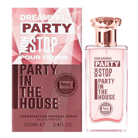 Hybrid & Company Women Party In The House Pour Femme Eau De Parfum Vaporisateur Natural Spray 3.4 Fl Oz