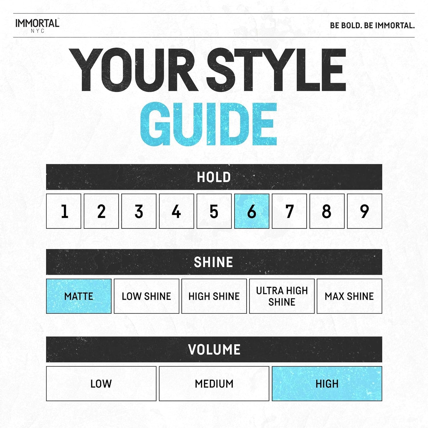 Immortal NYC Exclusive 'SEA SALT' Pomade - Matte Natural Dry look - Firm Strong Hold - Extra Volume & more Texture-No Shine - 100 Ml/3.4 Oz (Travel size)