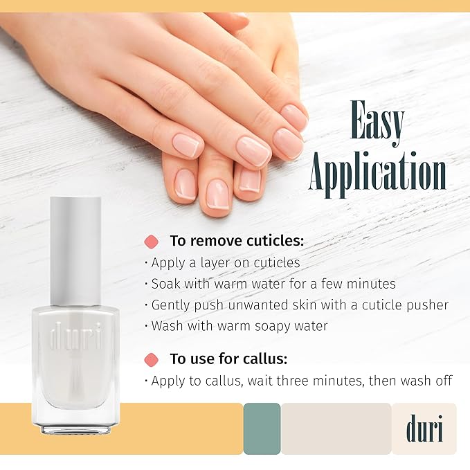 duri Cuticle Remover - Cuticle Softener, Callus Remover, 0.45 fl. oz.