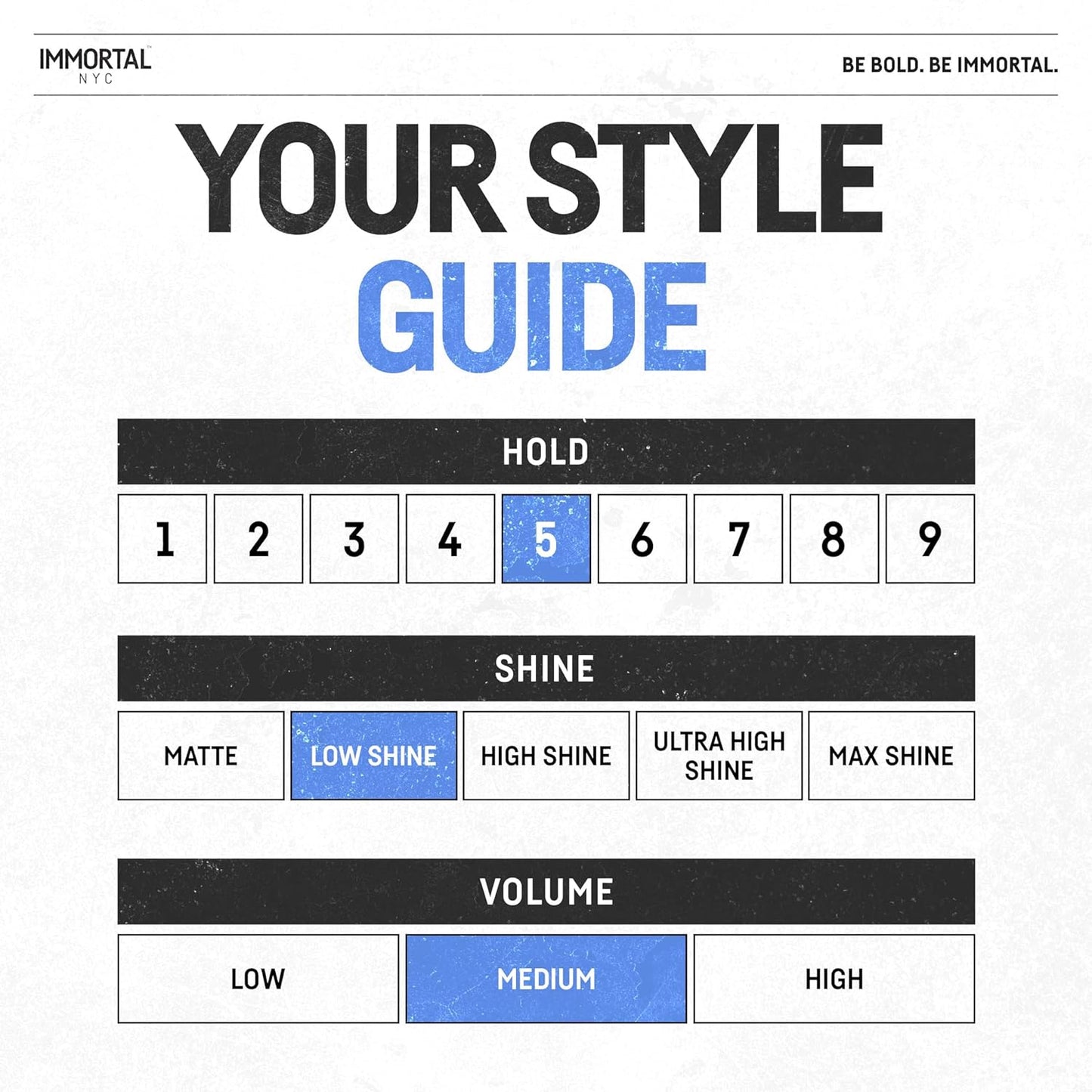 Immortal NYC Fiber Cream Hair Pomade - Flex Strong Hold - Low Shine All Natural Water-Based Cream Pomade for Men - No Residue, All Hair Types