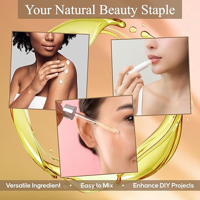 Castor Oil 8 fl. oz. Unrefined, 100% Pure Natural Hexane-Free, USP Grade, Hair Growth, Eyebrows and Eyelashes. Skin, Face and Body Moisturizer.