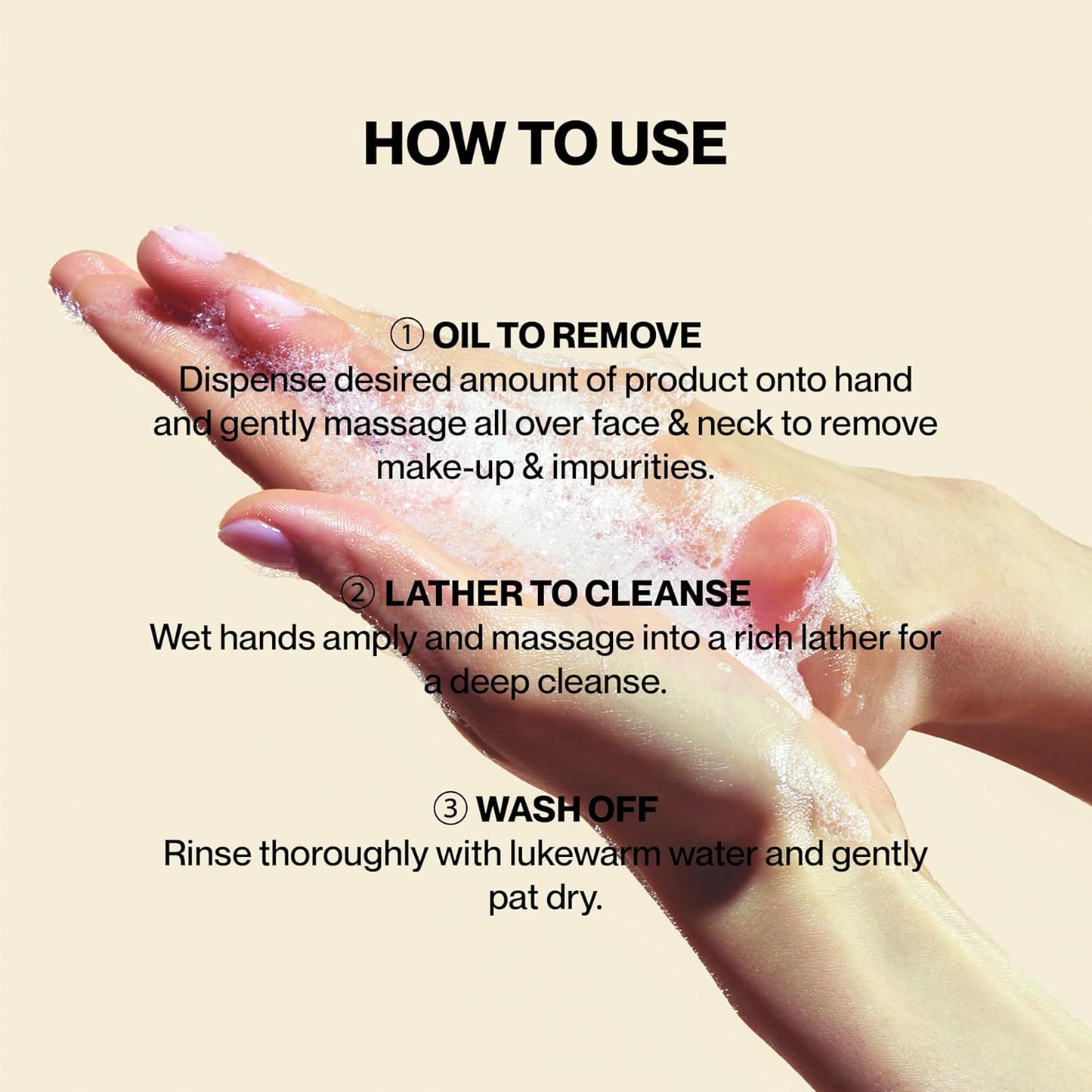 Korean Cycle and Hormone Conscious 3 M's 2-in-1 Makeup Remover | Oil-to-Foam Non-Stripping Cleanser | Jojoba + Honey | EWG Verified | Non-Drying | 145ml/4.97oz