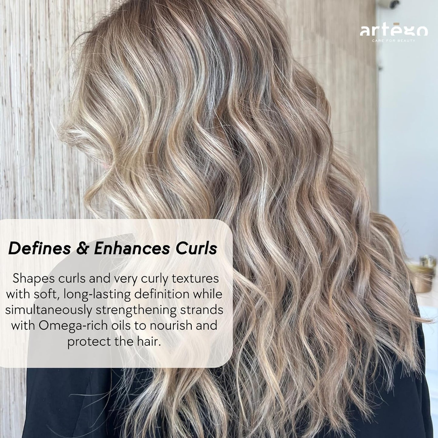 Artègo TOUCH Curl Must Styling Cream (3.4 fl oz) – Curl Defining & Anti-Frizz Cream for Soft, Bouncy, Long-Lasting Curls