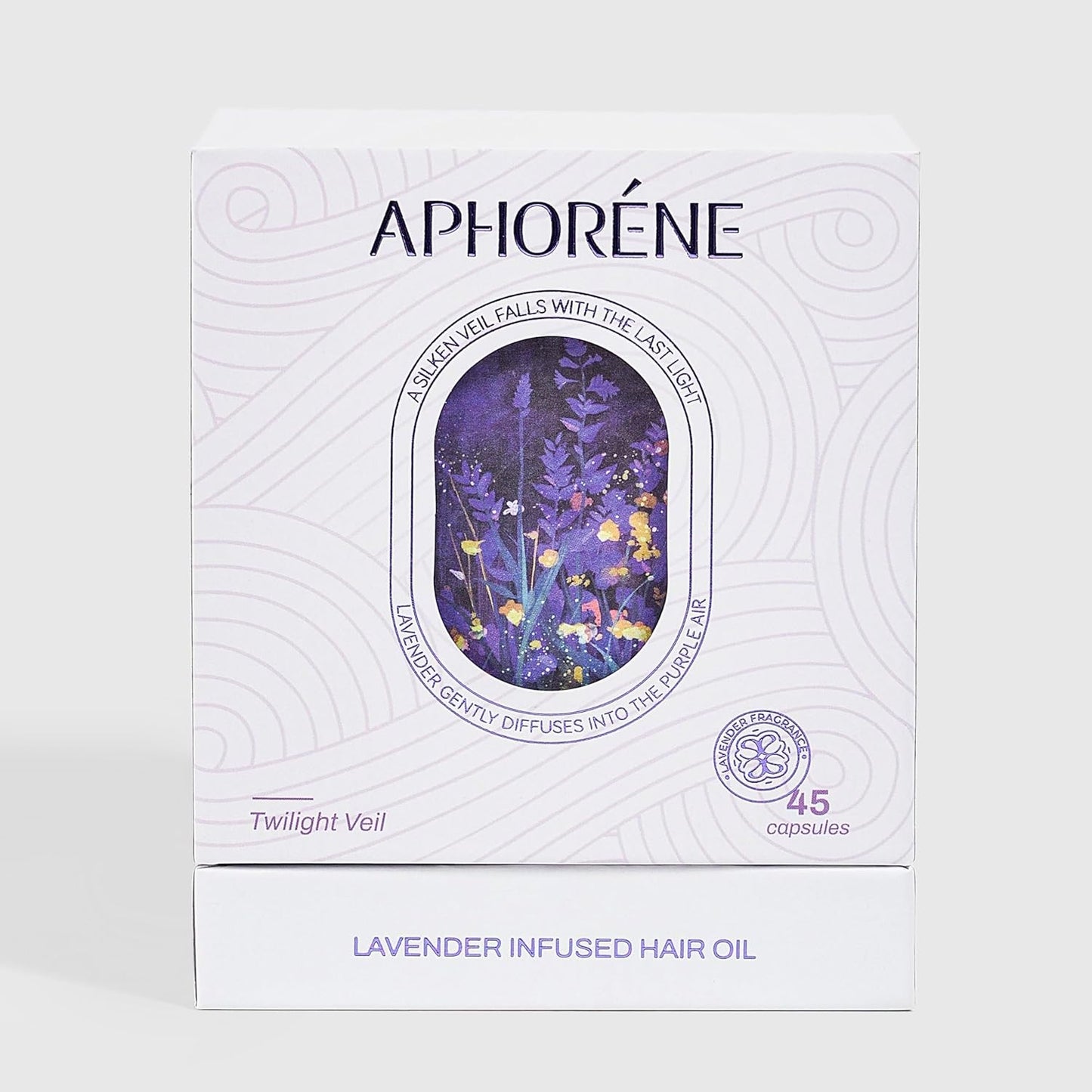 Hair Repair Oil Capsules for Frizzy or Damaged Hair – Lightweight Leave-In Serum with Vitamins & Lavender Scent, Heat Protectant, 45 Capsules