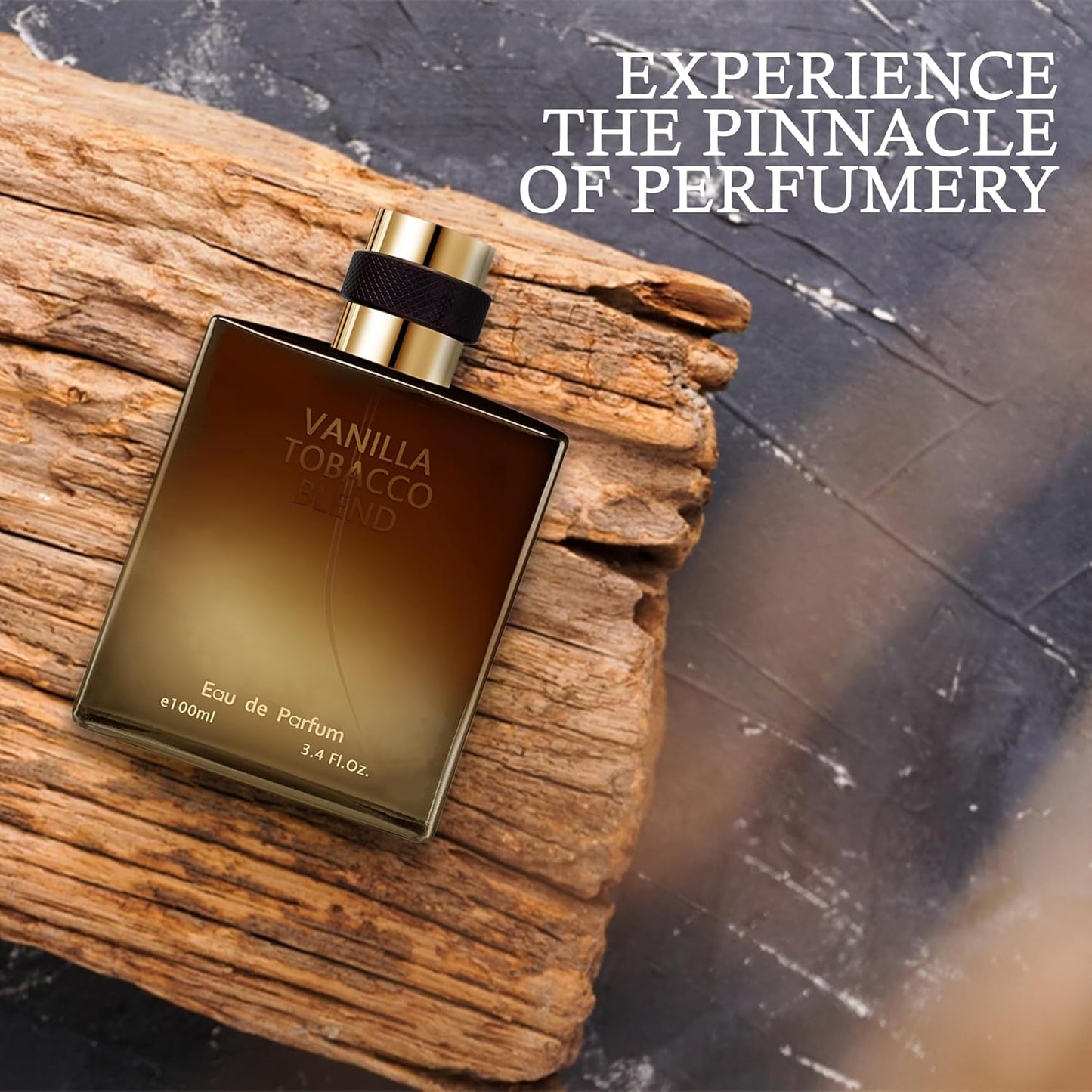 Cologne for Men Natural Spray Perfume Classic Scent Eau De Toilette for Daily Use 3.4 Fluid Ounce(Vanilla Tobacco Blend for Men)