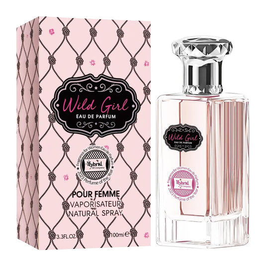 Hybrid & Company Wild Girl Eau De Parfume Pour Femme Natural Spray 3.4FL.OZ