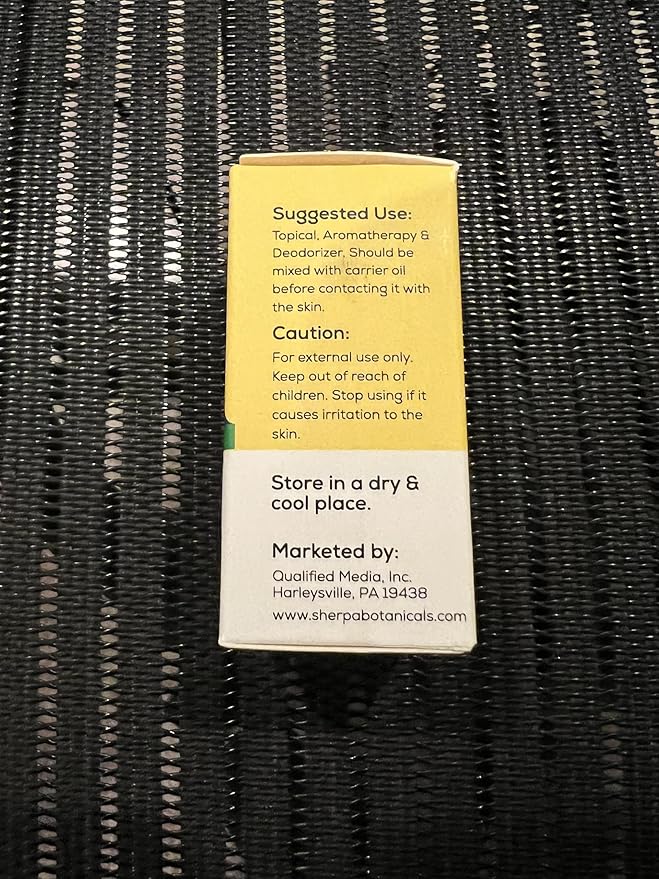 Sherpa Botanicals German Chamomile Essential Oil - 100% Pure & Natural Oils - Ideal for Aromatherapy, Diffusers, Massage Oil - Vegan, Paraben-Free, 15mL