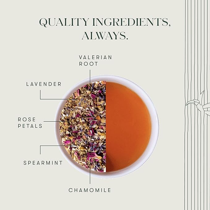 Luxmi Estates - Valerian Dream - Organic Valerian Root Tea for Sleep - 25 Tea Bags | with Valerian Root, Chamomile & Lavender | Perfect Wellness Sleep Tea