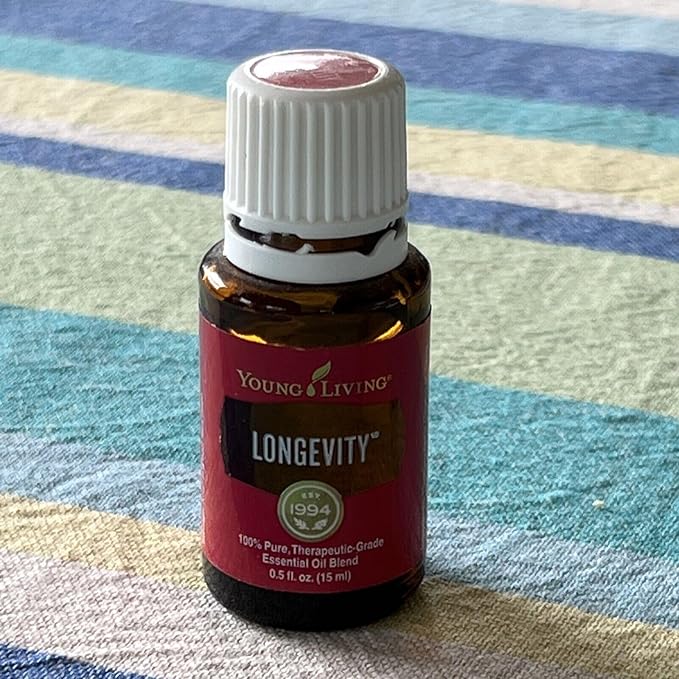 Longevity Essential Oil 15ml by Young Living - Support a Healthy Immune System and Overall Wellness - Has an invigorating and Clean-Smelling Aroma When Diffused