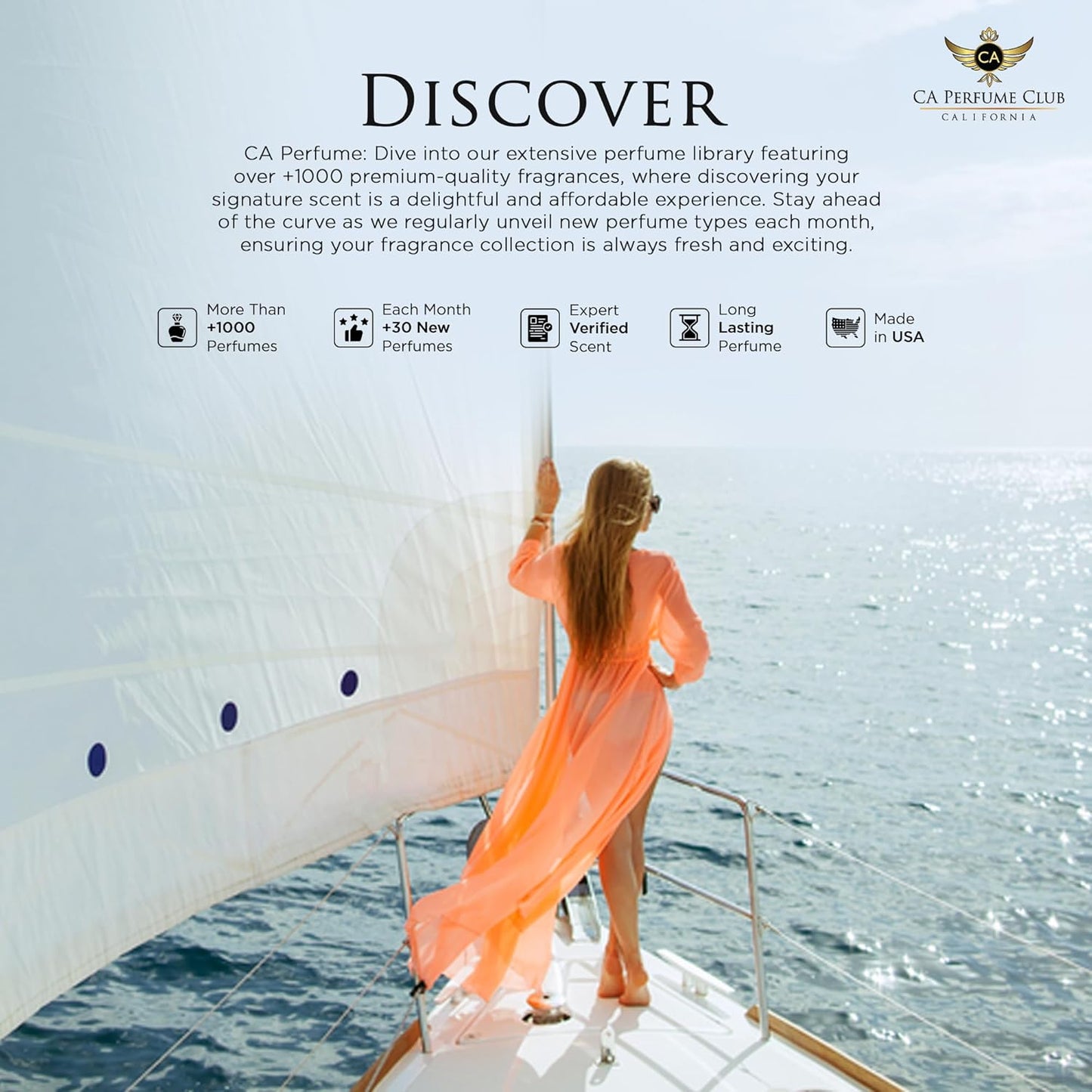 CA Perfume Eco Refill Impression of Santal Blush For Women Fragrance Eau de Parfum Spray Refillable Bottle 2 Fl Oz/60ml-X1