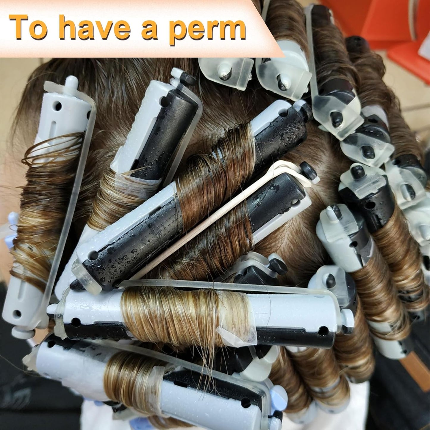 100pcs Perm Paper for Hair, Heat-Resistant End Tissue for Hair Perm, Disposable Curling Paper for Salon Shop- White