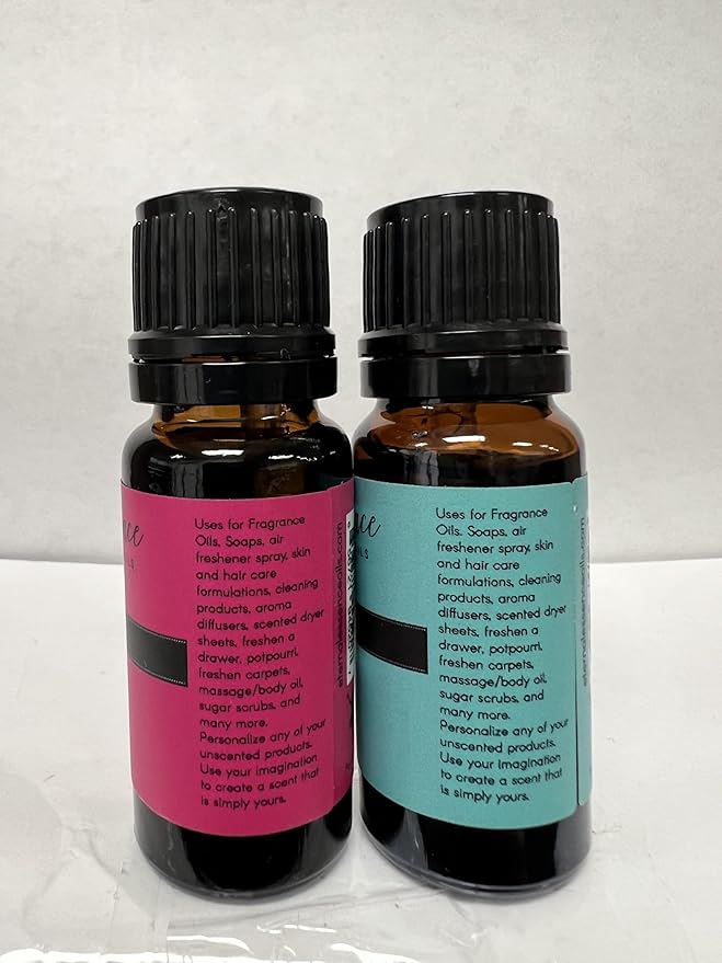 Eternal Essence Oils 2 Pack 10ml Premium Fragrance Oil - Mermaid & Barrier Reef - for Candle, Soap Making, Aromatherapy, Diffusers, Home Care, & Humidifiers