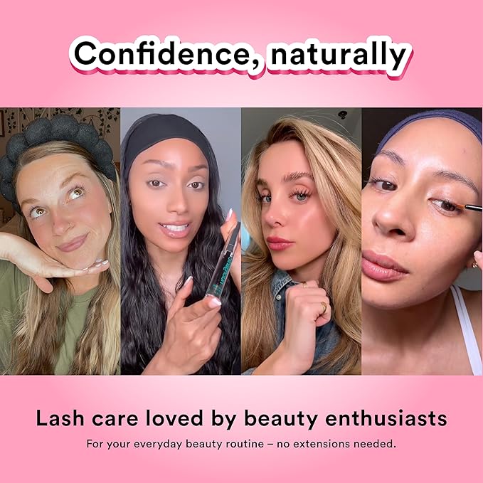 'Cosmic Lash' Eyelash Serum | Lash Growth Serum Without Prostaglandins | Thicker, Longer, More Defined Lashes Naturally | 4 Months Supply XL Size | Made in USA, cGMPA Certified Lab