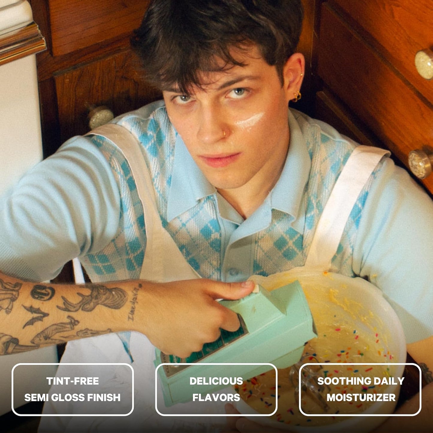 Wellness Jumbo Lip Balm - Birthday Cake Organic Flavored Balm (2 Pack)