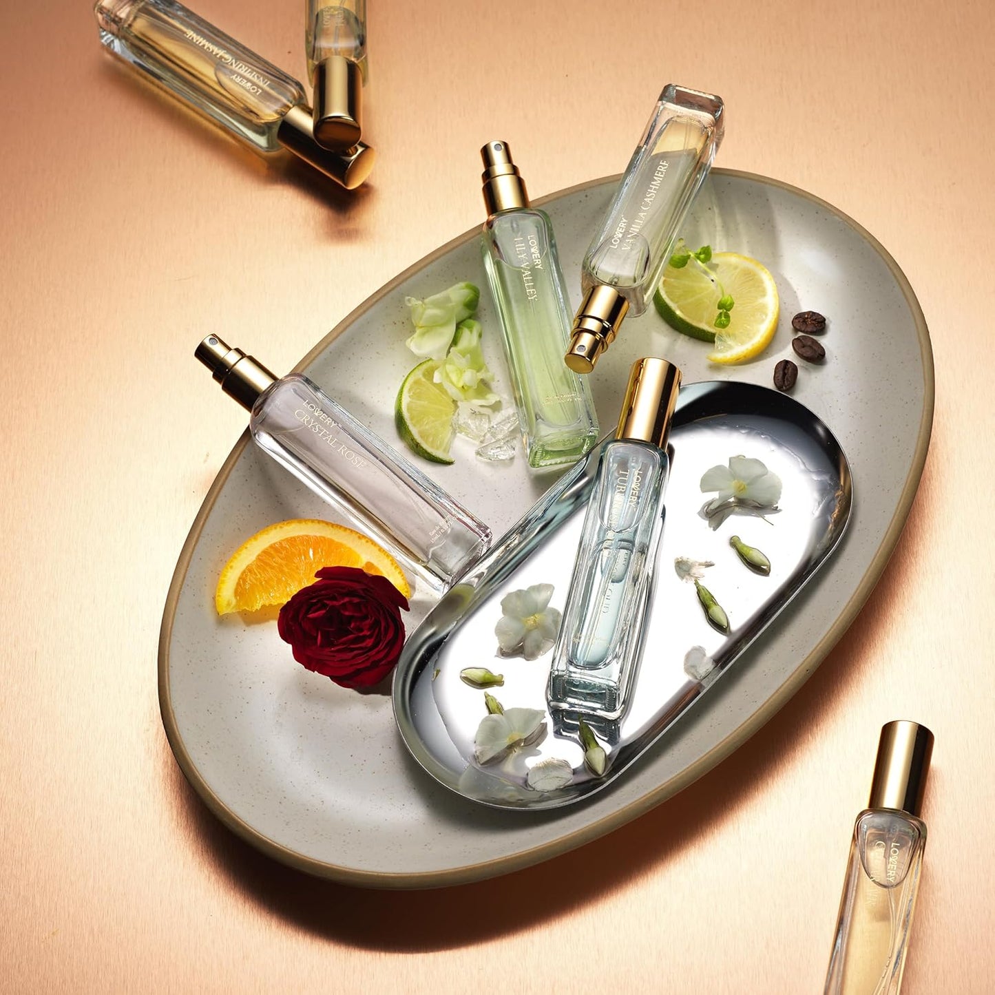 LOVERY Assorted Sampler Perfumes, 7 x 15ml Eau de Parfum Set, Clean Fragrances for Women & Men, Travel Size, Vegan & Cruelty Free