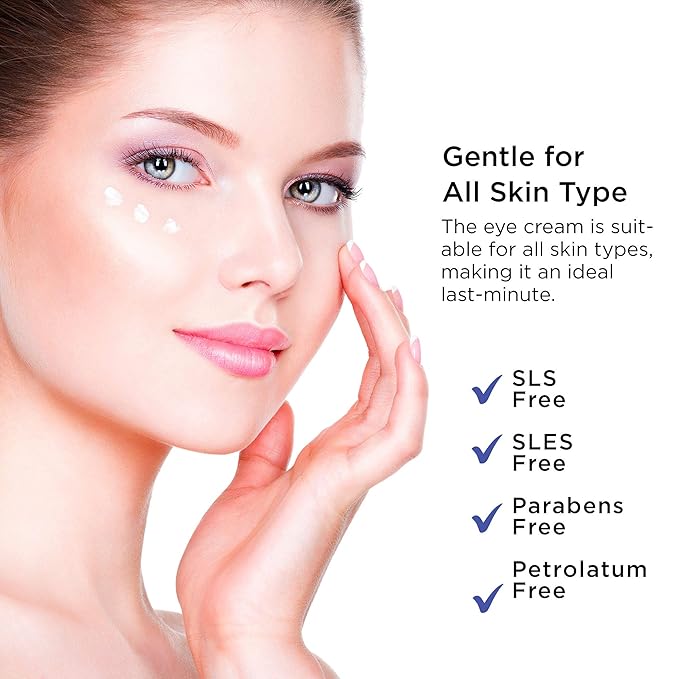 TEREZ & HONOR Anti-Aging Rapid Reduction Under-Eye Cream, Visibly and Instantly Reduces Wrinkles, Dark Circles and Eye Bags in 120 Seconds, Hydrates & Lifts Skin Rapid (0.34 fl.oz)