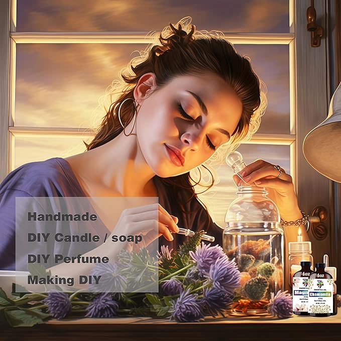 Magnolia Essential Oil,Magnolia Oils 4 oz/120 ml of diffusers, humidifiers, Home Baths, Cleaning Products, Yoga, DIY Soaps and DIY Scented Candles