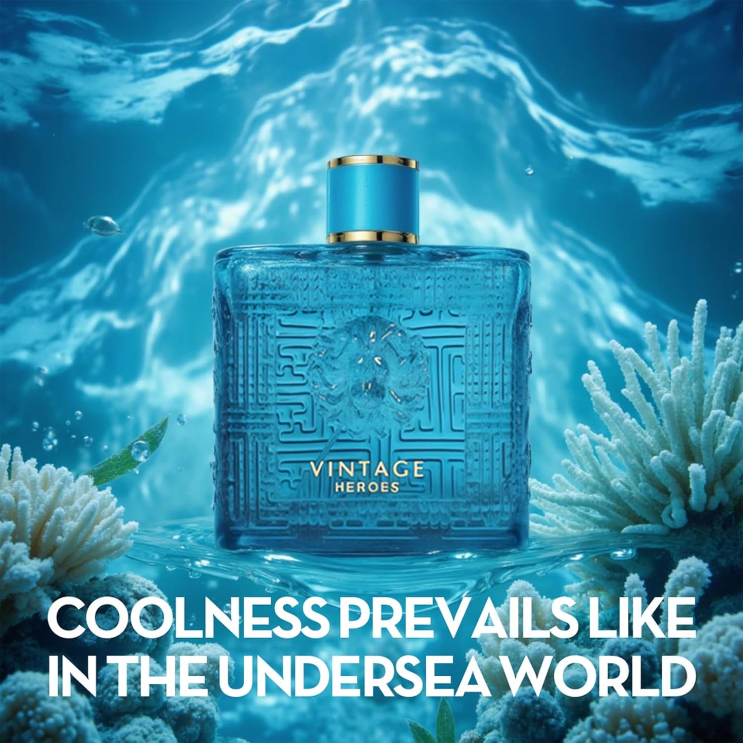 2PCS Valentine Milano/Vintage Hero Eau De Toilette for Men-Fresh,Romantic Scent Perfume for Men 3.4 Fl Oz Each Mens Cologne For All Skin Daily Used