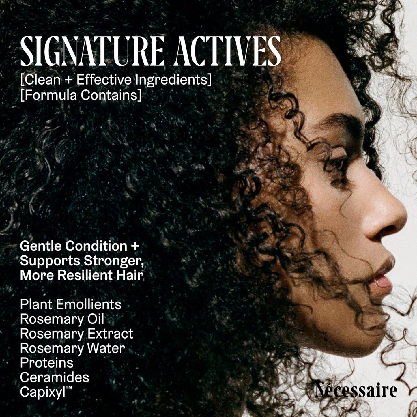 Nécessaire Rosemary Conditioner With Pump | Multi-Protein Strengthening Conditioner For Thinning Hair. For Women + Men. Good For All Hair Types/Textures. Color-Safe. 500 ml / 16.9 oz