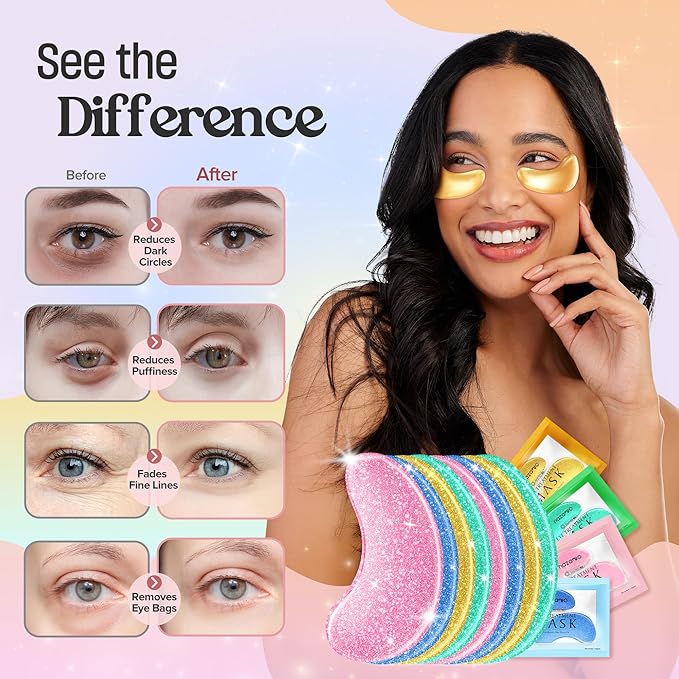 Under Eye Patches for Dark Circles & Puffy Eyes (mix color)