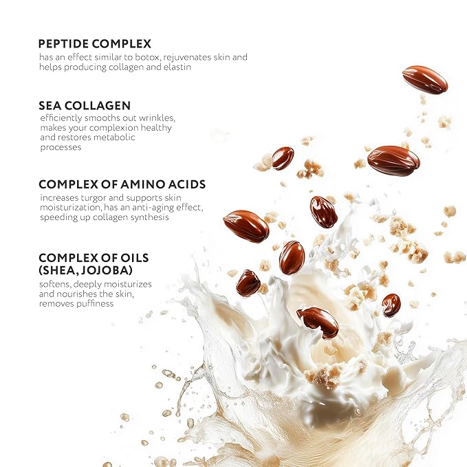 Korean Collagen Face Mask Set - 30-Pack Premium Sheet Masks with Peptide Complex - Advanced K-Beauty Skincare System - Complete Monthly Supply for Daily Care - Intensive Hydrating Facial Facemasks