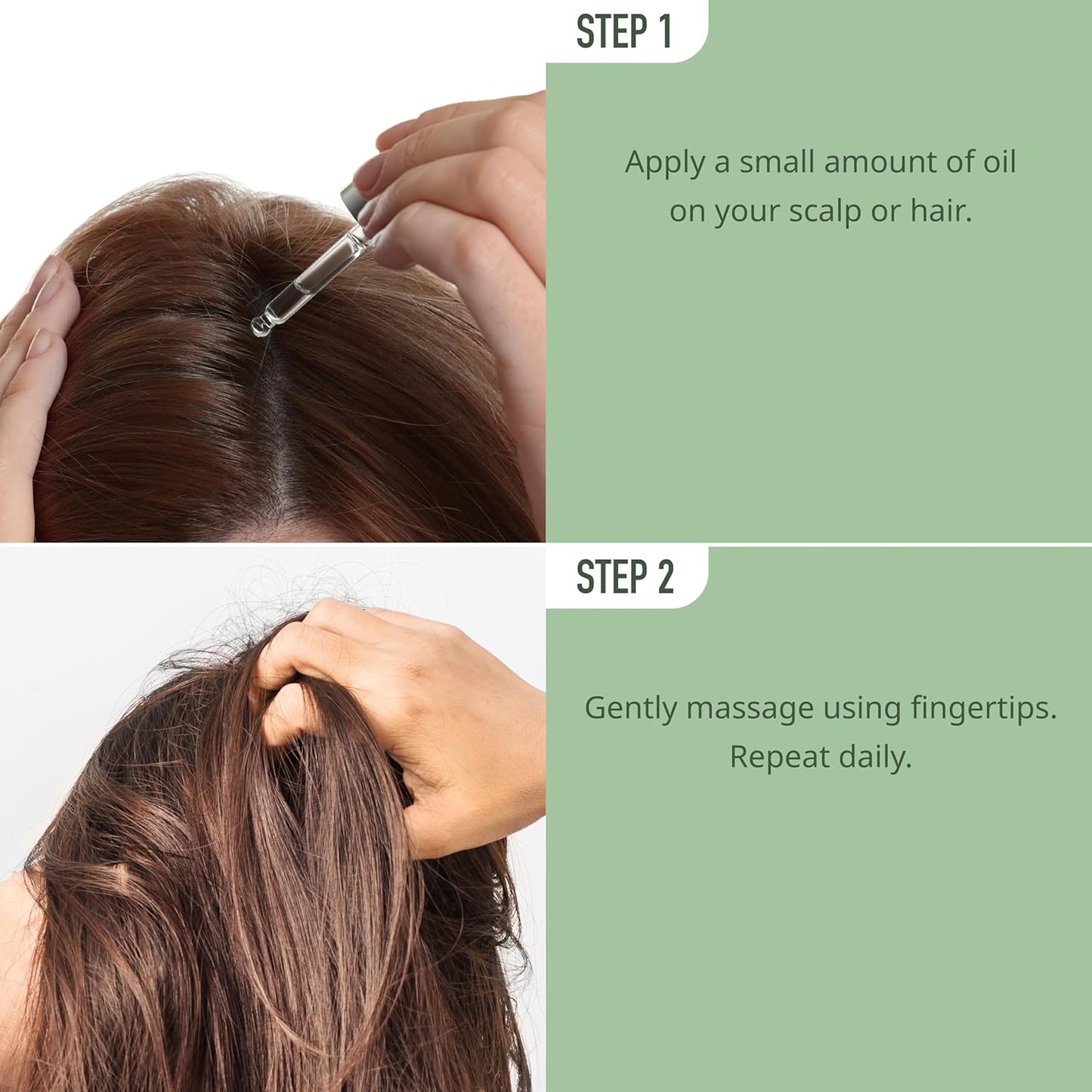 Hair Gro Growth Oil 4oz/120ml - Hair Treatment with Rosemary Mint Infused Formula for Healthier Hair, Scalp Detox, All Hair Types