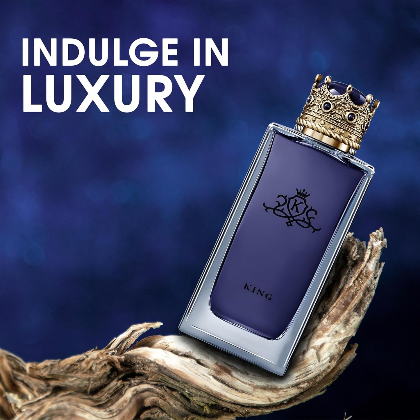 King Cologne for Men Natural Spray Perfume Classic Scent Eau De Toilette for Daily Use 3.4 Fluid Ounce