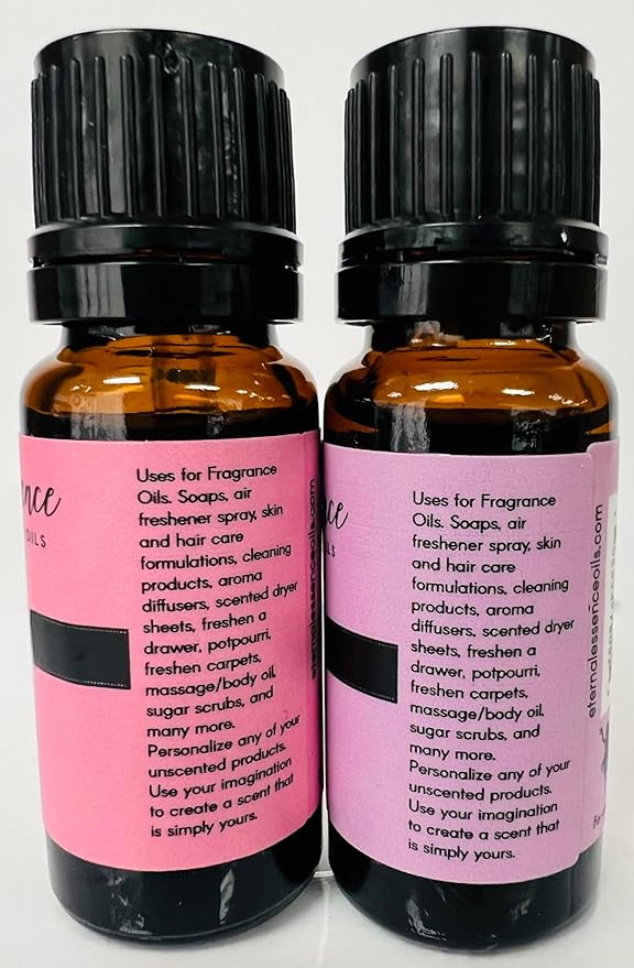 Eternal Essence Oils 2 Pack 10ml Premium Fragrance Oil - Enchanted Orchid & Water Lily - for Candle, Soap Making, Aromatherapy, Diffusers, Home Care, & Humidifiers