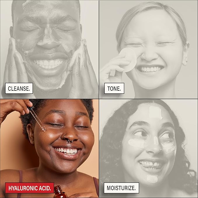 2 oz Hyaluronic Acid Serum for Face - Hydrating Hyaluronic Acid Serums - Anti-Aging Pure Hyaluronic Acid for Face 2oz Bottle - Moisturizing Hyaluronic Acid Facial Serum for AM/PM Skincare Routine