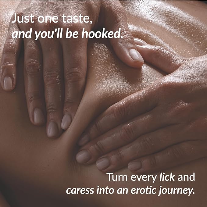 Exsens Warming Massage Oils, Strawberry and Pina Colada, for Men, Women, and Couples, 2 Pack