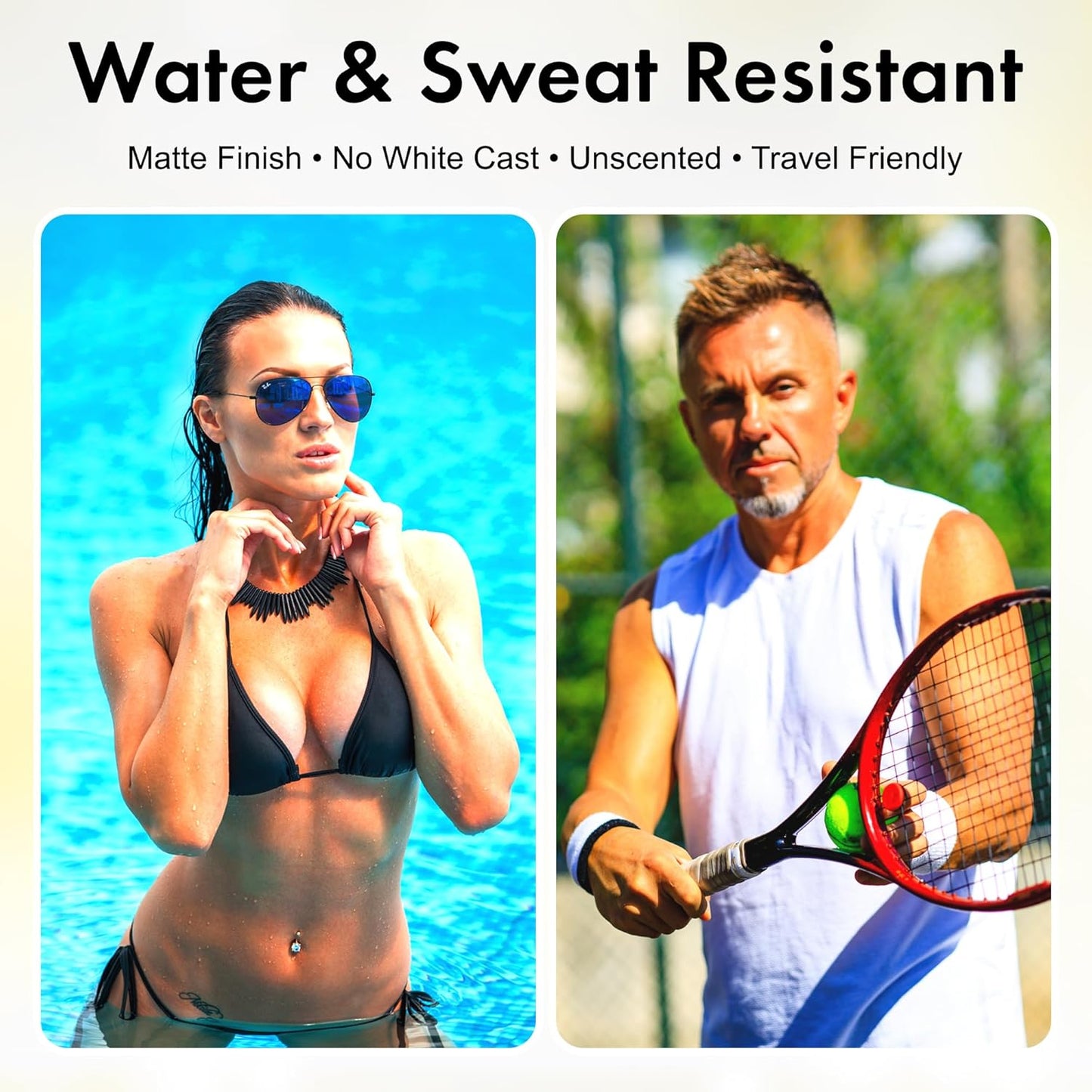 4 In 1 Sunscreen 2oz(60ml) | SPF50 Sunblock + Moisturizer + Anti-Aging + Antioxidant | Face&Body Sensitive Skin | Made in France