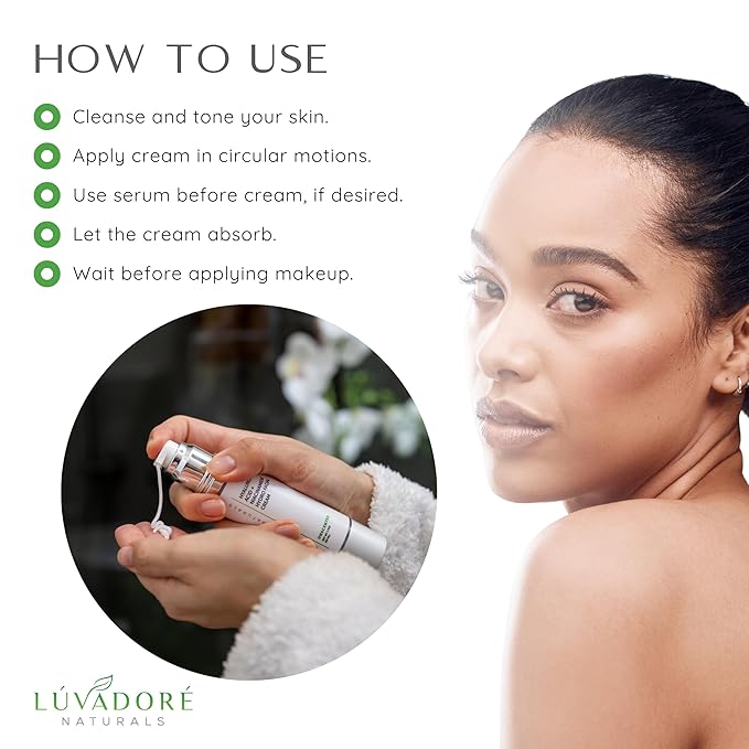 Hyaluronic Acid Niacinamide Facial Cream – Hydrating Face Moisturizer for Plump, Radiant Skin – Fast Absorbing Non-Greasy Hyaluronic Acid Moisturizer for All Skin Types