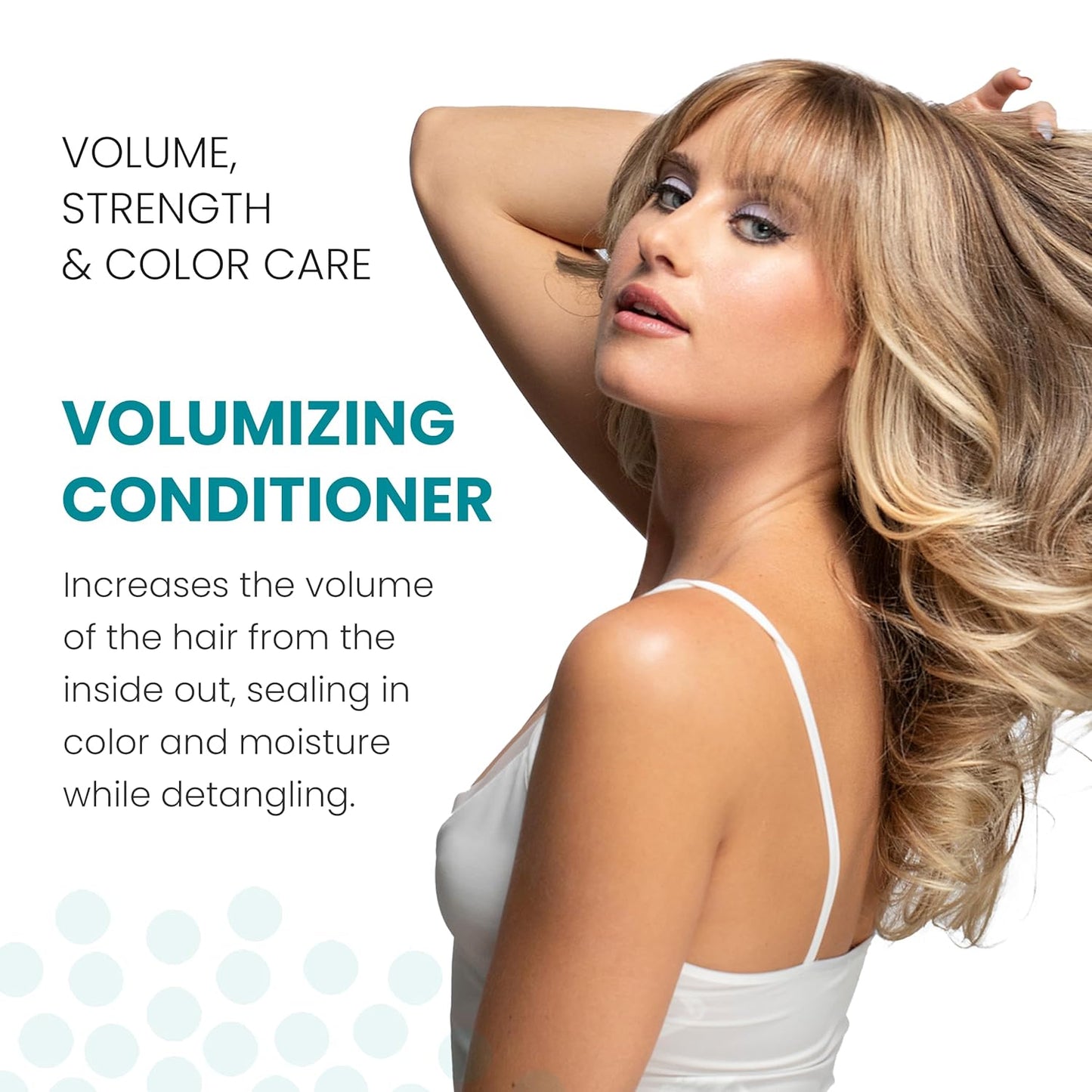 ALOXXI Volumizing Conditioner for Fine Thin and Color-Treated Hair with Apple Stem Cell Technology Keratin and Botanical Oils, 10.1 Fl.Oz