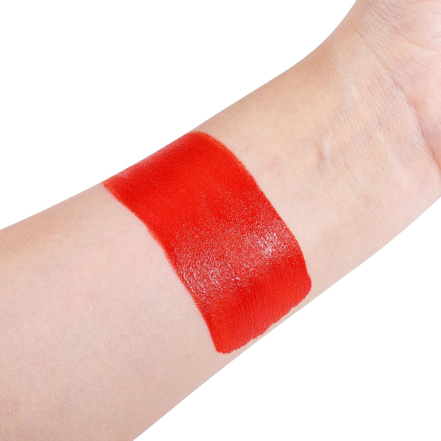 Devil Red Face Paint, Professional Face Painting Kit, Cream FX Water Based Body Paint, Full Coverage Foundation Makeup, SFX Makeup For Halloween Clown Joker Skeleton Pennywise Vampire Cosplay