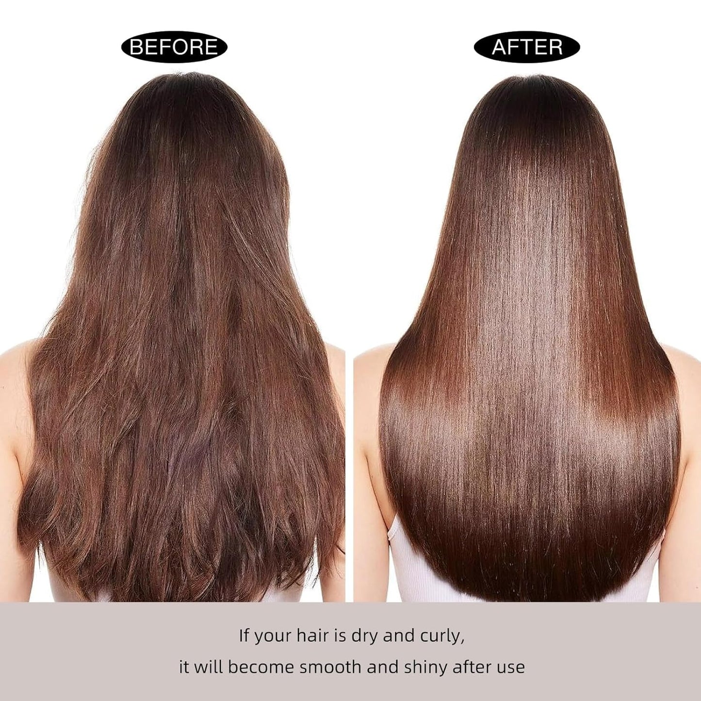 Hair Oil Spray for Dry Frizzy Hair - Hair Shine Spray Gloss with Natural Jojoba and Olive Oil, Leave-in Hair Conditioning, Smooth Damaged Ends, Volume, Hydrating