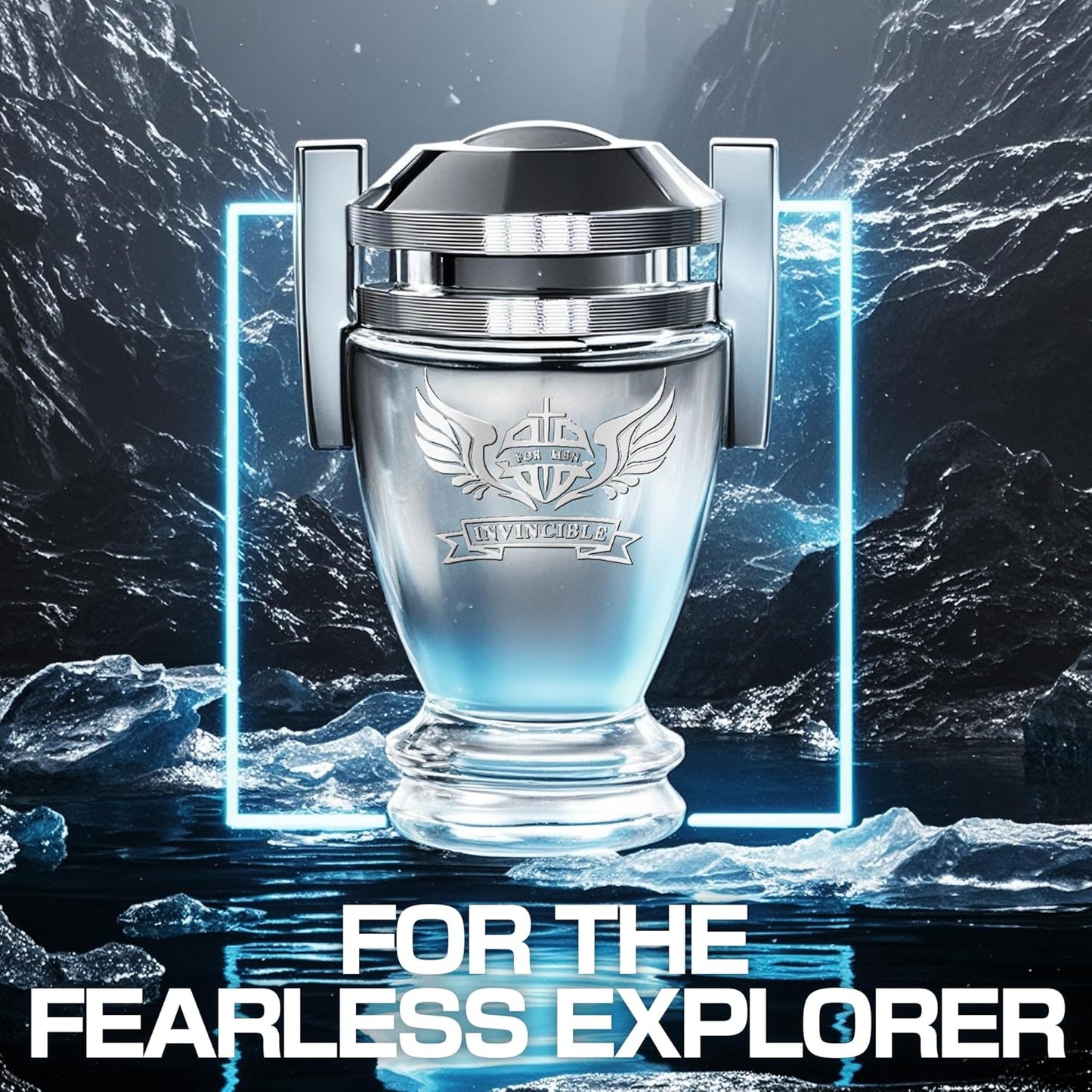 3Pack Men Colognes Combo Set Invincible Series 3.4 Fl Oz Each Eau De Parfume Spray with Woody Floral & Fruity Scent Perfume Gift Set Day to Night Use Fragrances