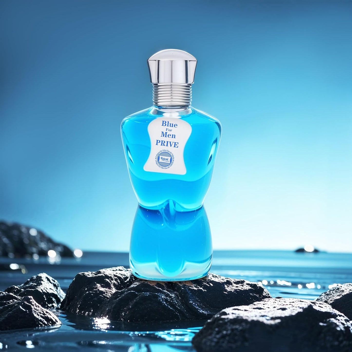 Hybrid & Company Blue For Men Prive For Men Eau De Toilette Vaporisateur Natural Spray 3.4 Fl Oz