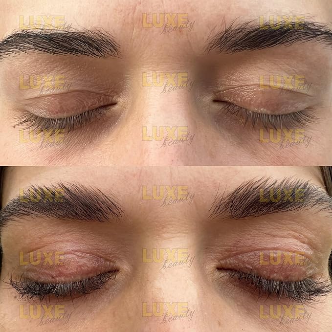 Luxe Beauty Lashes Eyelash Growth Serum - Longer, Fuller, Lush Lashes and Eyebrows - all Natural Lash and Thicker Eyelashes and Fuller Eyebrows - 0.23 ounce