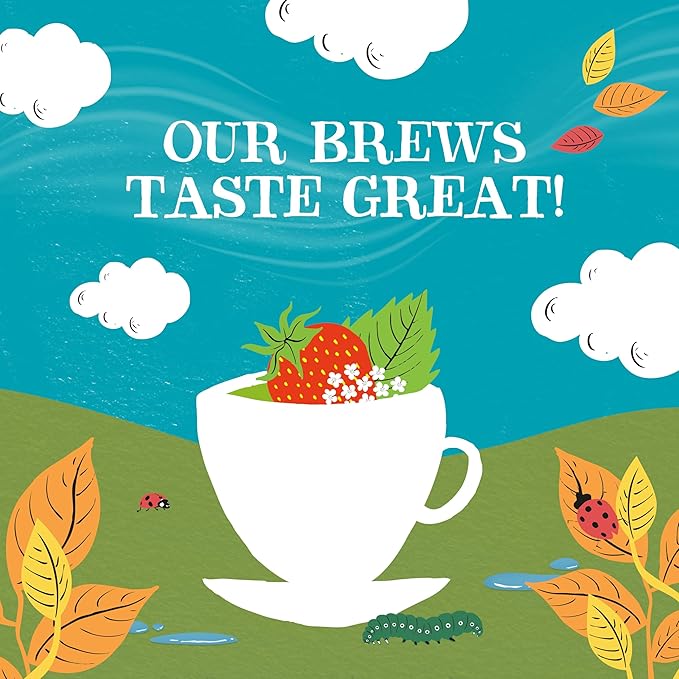 Clipper Tea Strawberry & Elderflower Herbal Tea – Caffeine Free, USDA Organic, Great Hot or Iced – Refreshingly Fruity, Natural, Fair & Delicious – 120 Tea Bags